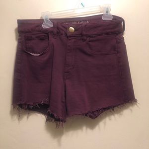 Purple/Maroon shorts